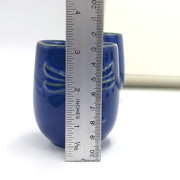 Adeline Fine Porcelain Tea Set-Dragonfly Motif-Cobalt Blue - Picture 12 of 14